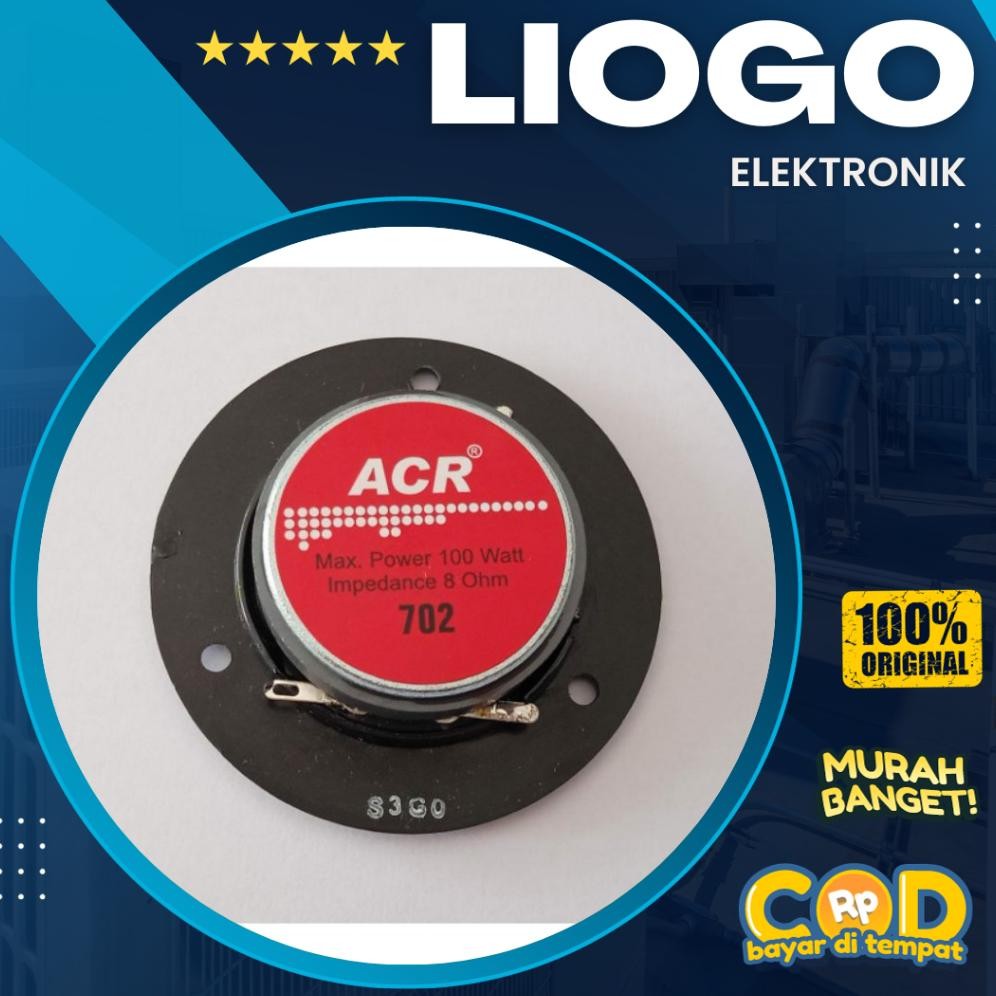 ''Terlaris" Tweeter Acr 702 Super Polymide Dome Tweeter Twd 702 100 Watt Murah