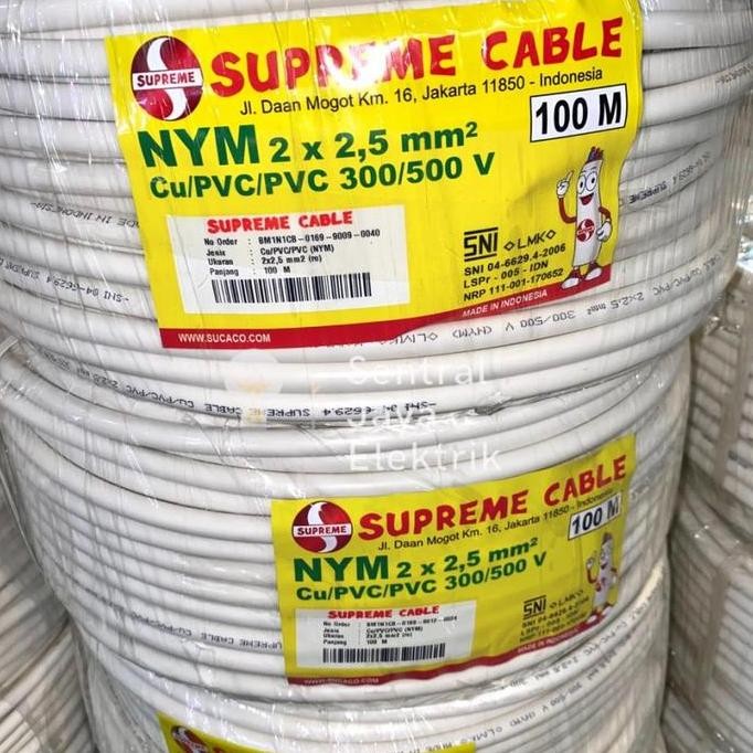 Promo Kabel supreme Nym 2 x 2.5 mm @100meter SUPREME COD