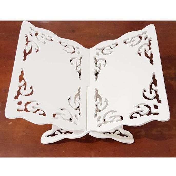 Tempat baca al quran motif batik / Meja al quran / rak al quran