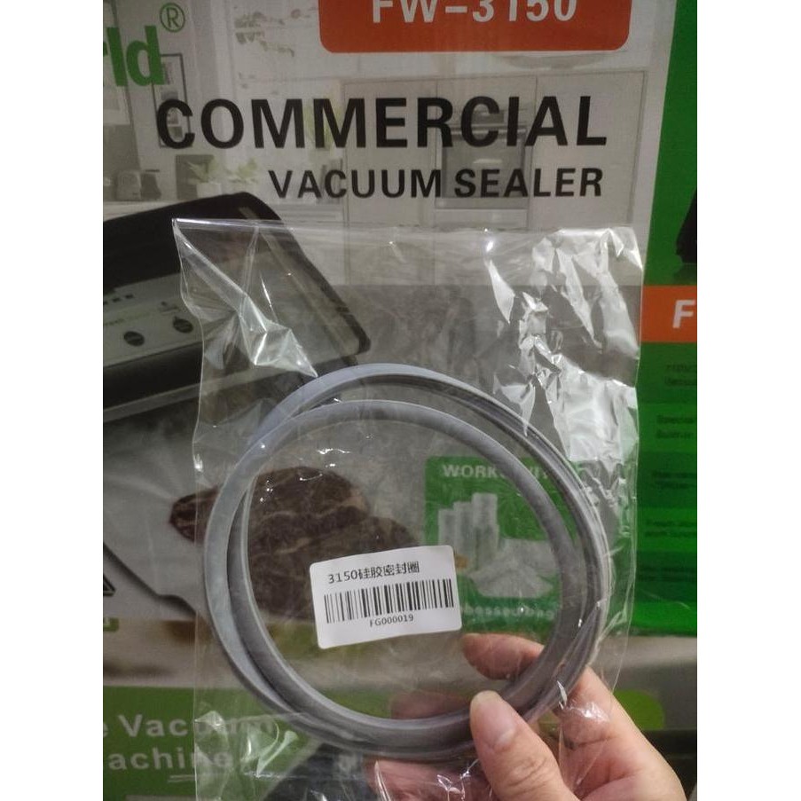 Tali Gasket Cover Penutup Mesin Vacuum Sealer FRESHWORLD FW-3150 FW-3150s FW-3190 MZ-350