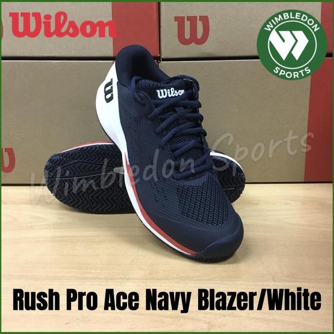 Terbaik Sepatu Wilson Rush Pro Ace Navy Blazer / Sepatu Tenis Wilson Rush Pro 100% Ori