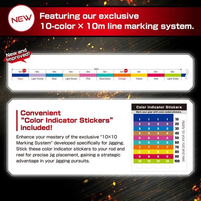 Varivas PE Line Avani Jigging 10x10 Max Power PE X9 600m