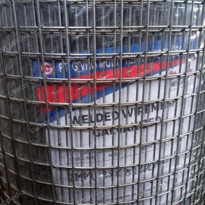 Kawat Wiremesh Galvanis 12 X 12 X 1,5Mm Kawat Loket Kawat Ayam Meteran