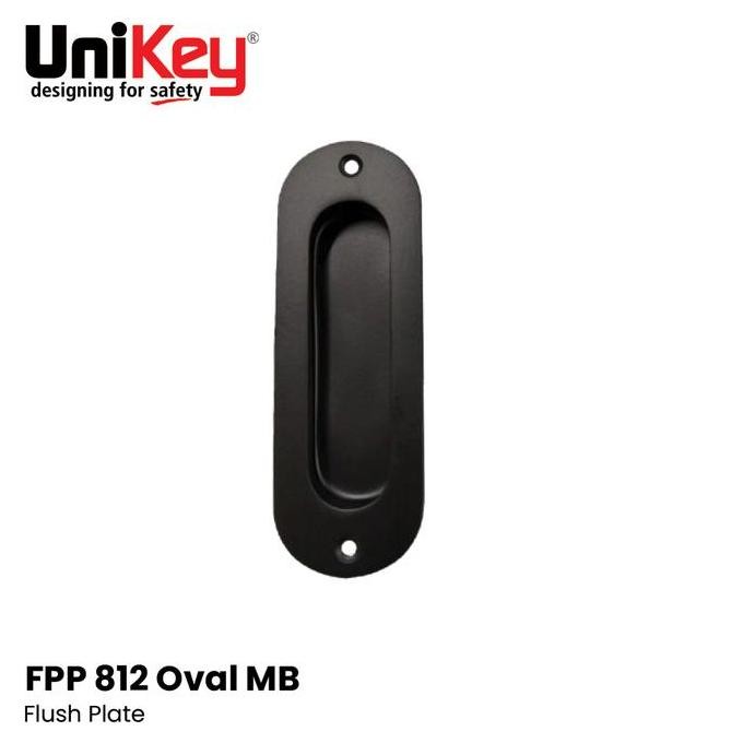 Unikey Flush Pull Plate Fpp 812 Oval Mb