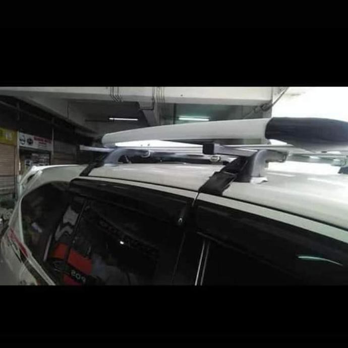 Roofrack bagasi atas mobil Calya / sra plus cross bar komplit