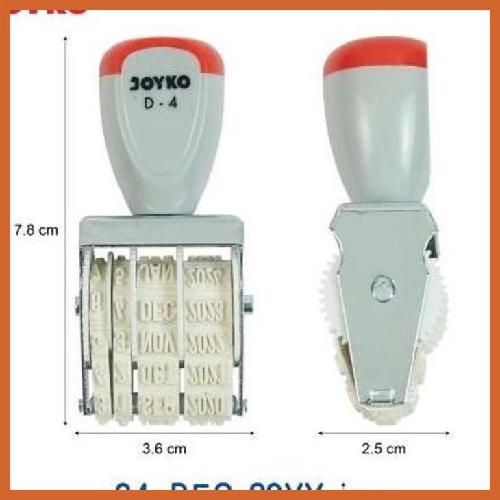 

(ATK) STEMPEL TANGGAL JOYKO D-4 | DATE STAMP ALAT TULIS LUKIS SEKOLAH KULIAH GAMBAR KANTOR