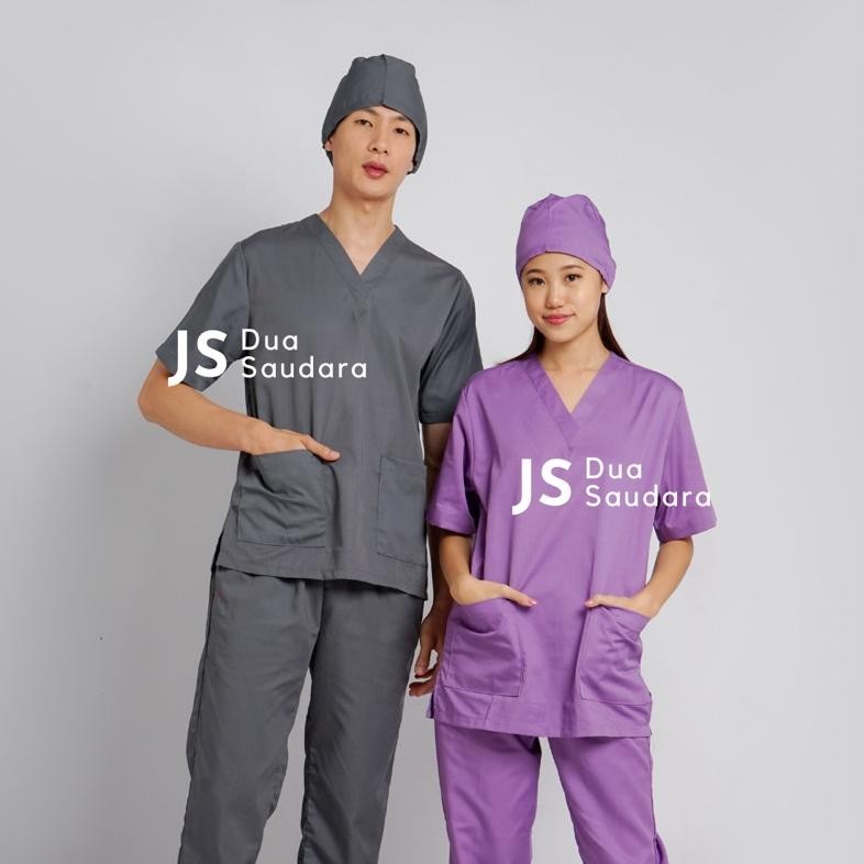Cod Baju Ok Lengan Pendek | Seragam Ok | Baju Jaga | Baju Perawat Oka | Seragam Jaga Merk Dua Saudar