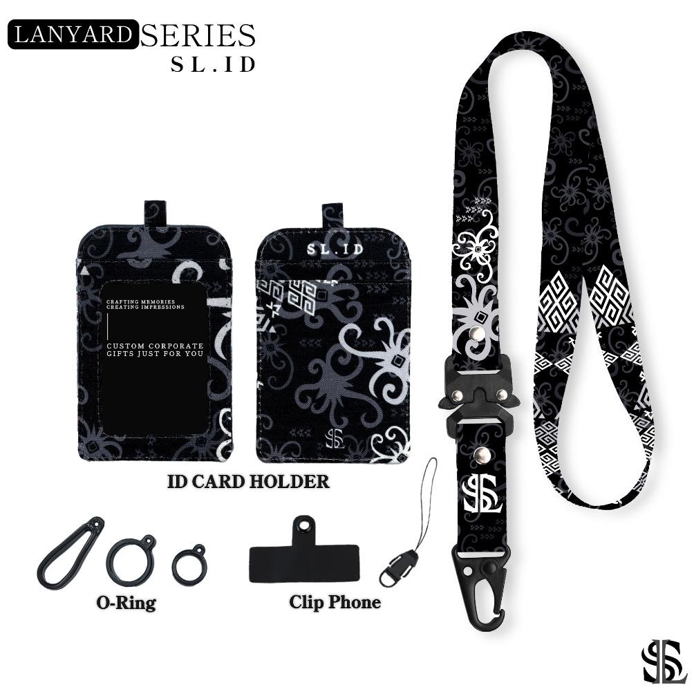 

Cod Sl.Id Lanyard Id Card Holder Printing - Batik V1 2Cm Df-7