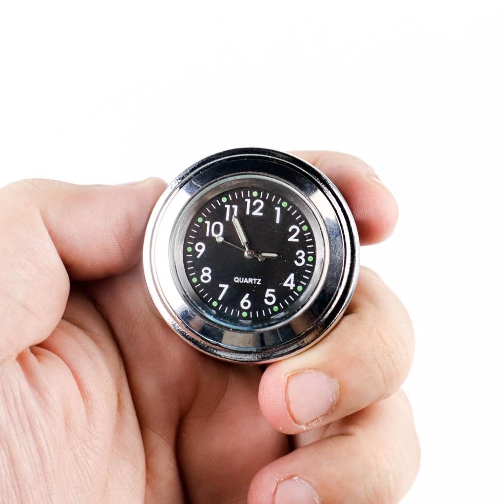 Terlaris Jam Motor Anti Karat Handlebar Clock Stainless Steel - Mt-Wtcp Hjg-7