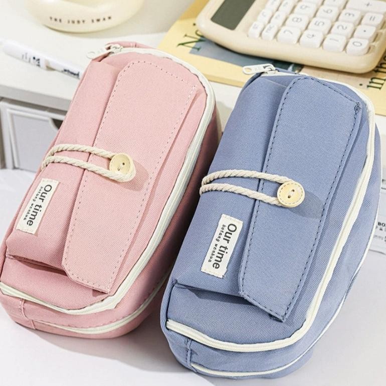 

Ready_Stock_Cod Tempat Pensil Desain Multi-Lapis Kapasitas Besar Kotak Pensil Aesthetic Korea Set-28