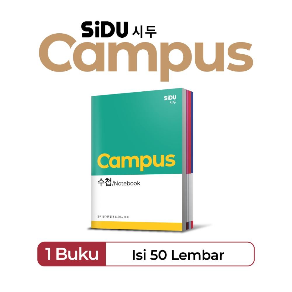 

Eelic Sidu Campus Buku Tulis 50 Lembar - 5 Buku Dg-4