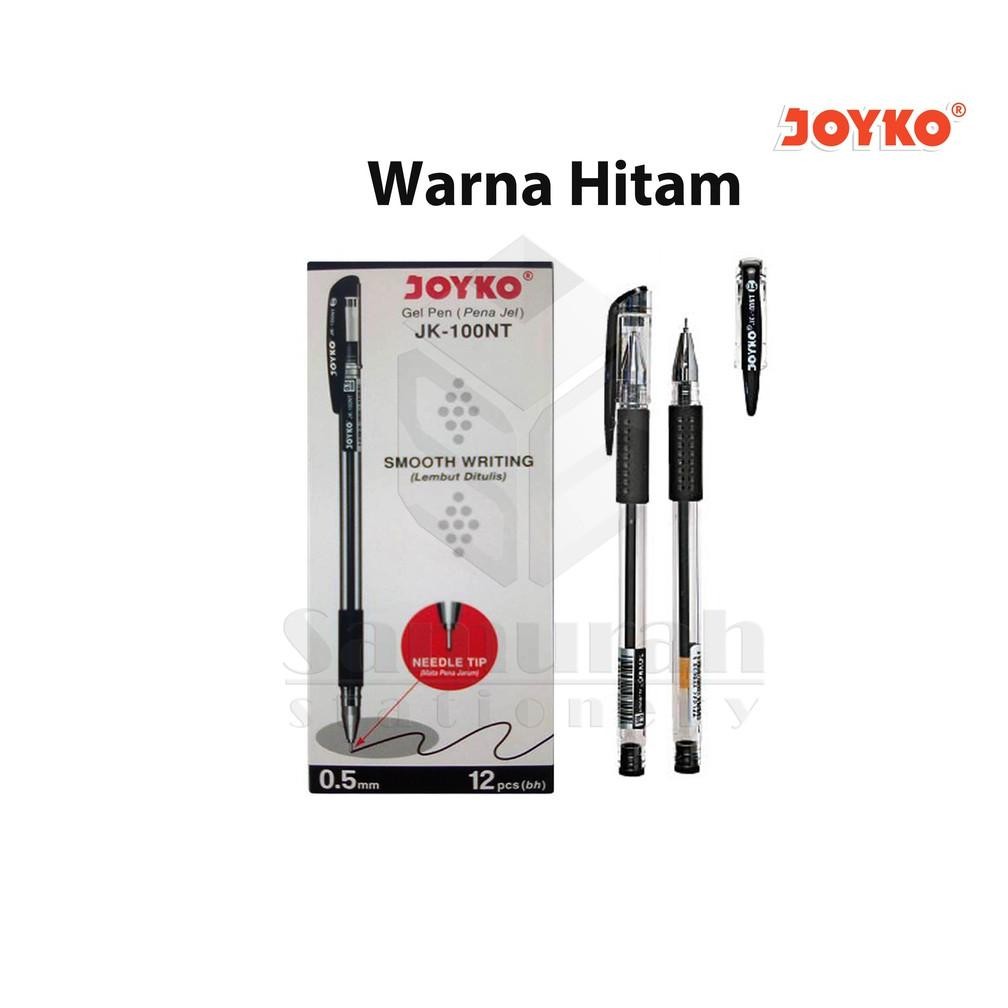 

Kuke Gel Pen Joyko Jk 100 (Runcing) / Jk 100 Nt(Jarum) Pulpen Gelpen Jk-100 0.5 Mm / Bolpen Pengel Jk100 Be-120