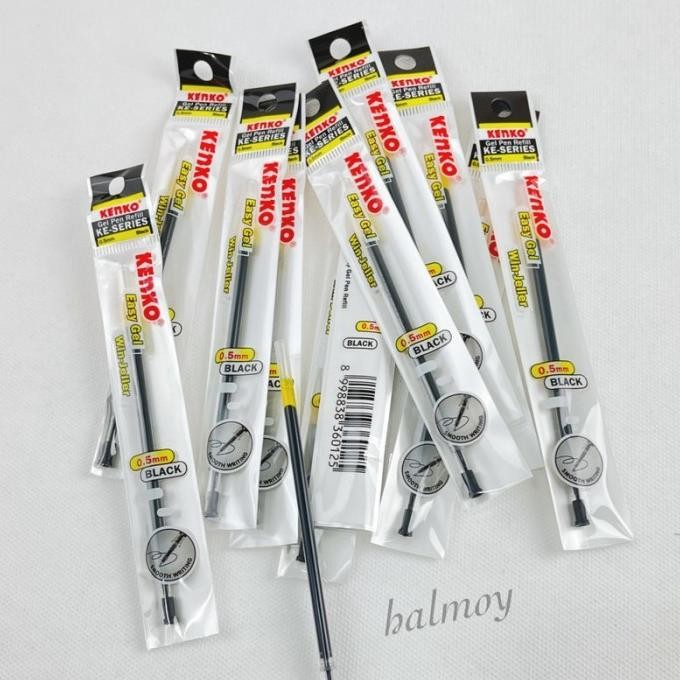 

Hot Kenko Refill Isi 24 Pcs / Isi Pulpen Gel / Cair Kenko Easy Gel 0.5 Mm Hitam/Biru Fh-46