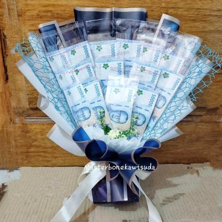 [Kecil Model 1 2 Warna Free Uang Mainan Buket Uang 10 15 Buket Tanpa Boneka Wisuda Bunga Artificial 