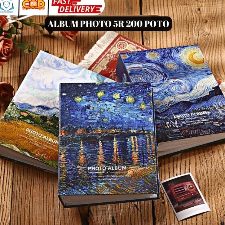 Buku Album 5R 200 Slot Photo Album 5R Ukuran Poto 13.5 X 18.6 Album Keluarga Album Poto Ukuran Besar