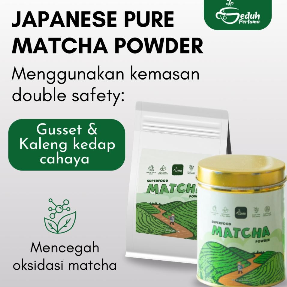 

Seduh Pertama Bpa Pure Matcha Japan Culinary Grade Tanpa Gula Creamer