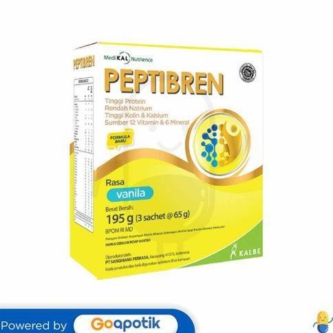 

PEPTIBREN RASA VANILA 65 GRAM BOX 3 SACHET (195 GRAM)
