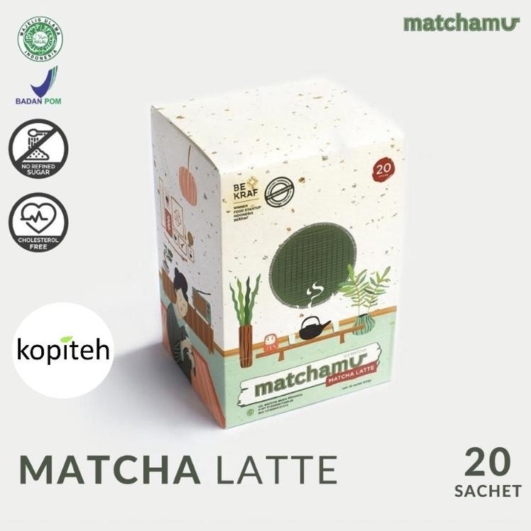 

Matcha Latte Matchamu Box 20 Kedap Cahaya Halal