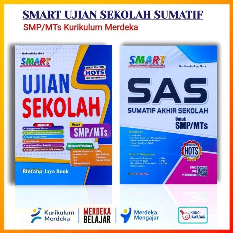 SALE Buku Bank Soal Ujian Sekolah SMP Kelas 9 - Buku SMART Sumatif Akhir Sekolah SMP Kelas 9 Tahun 2