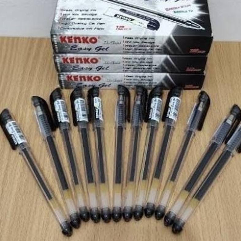 

Eelic 12 Pcs - Pulpen Kenko Easy Gel / Pen Kenko Easy Gel / Pena Kenko Easy Gel 0.5Mm Rt-69