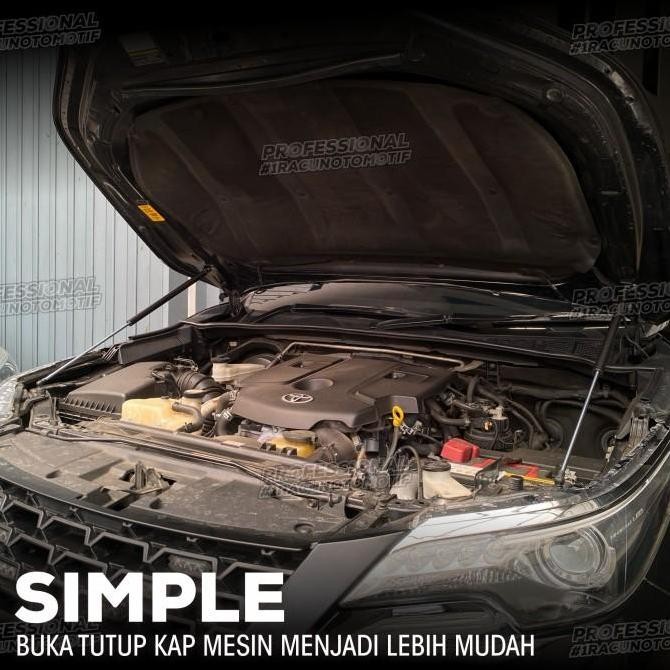 Aksesoris Shock kap mesin Hood Damper CRATO CARBON Innova Reborn Original