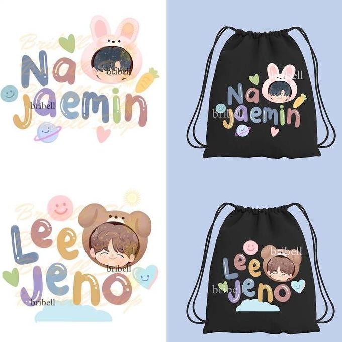 DS30 >> TAS SERUT HITAM NCT DREAM TAS SEKOLAH