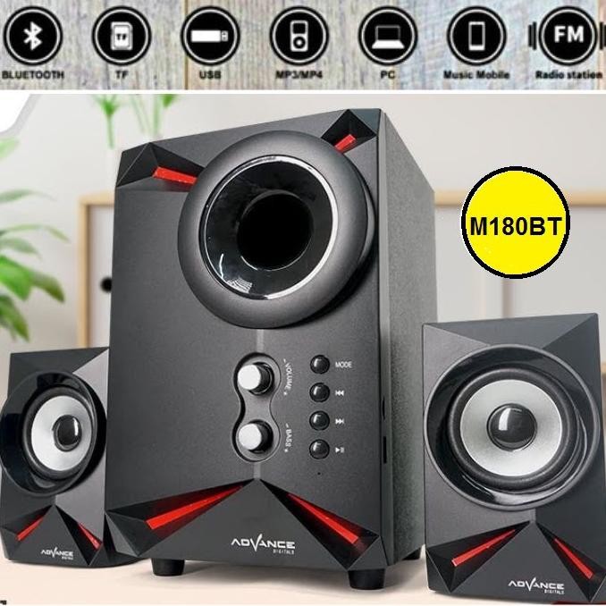 Premium Speaker Advance M180Bt Cleon Salon Aktif Bluetooth Besar Premium