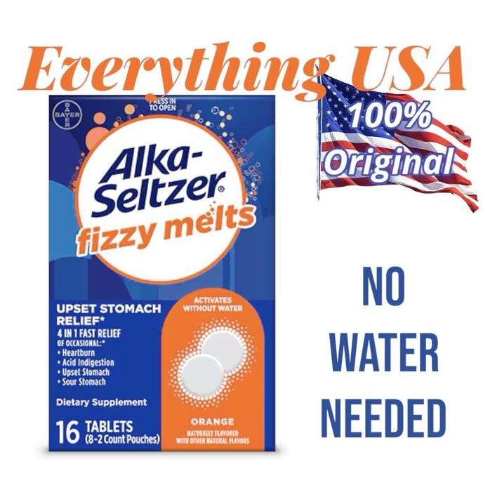 

Alka-Seltzer Fizzy Melts Heartburn Indigestion Antacid