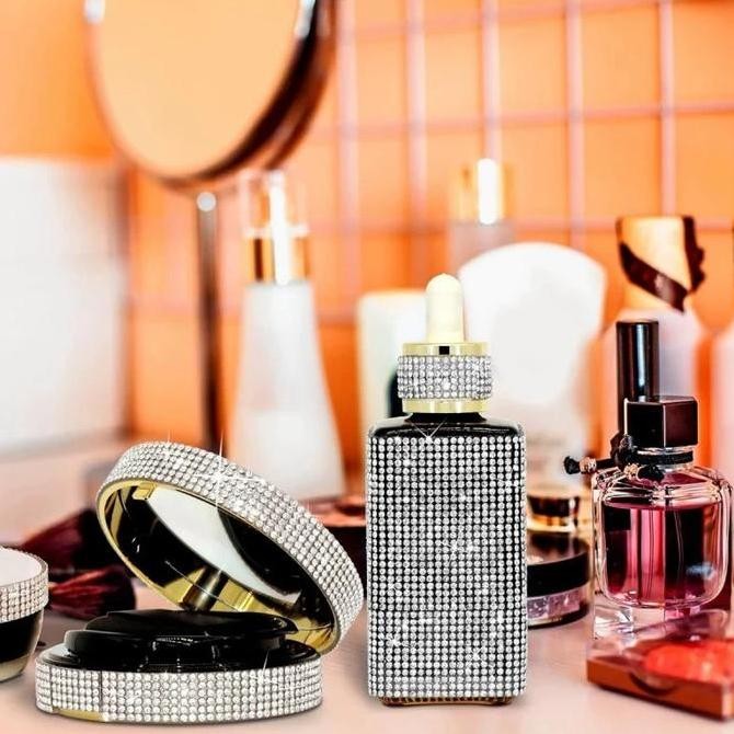 DF229>> Sticker Kristal Berlian Diy Rhinestone Sticker Diamond Sticker Bling Bling Untuk Dekorasi Mo