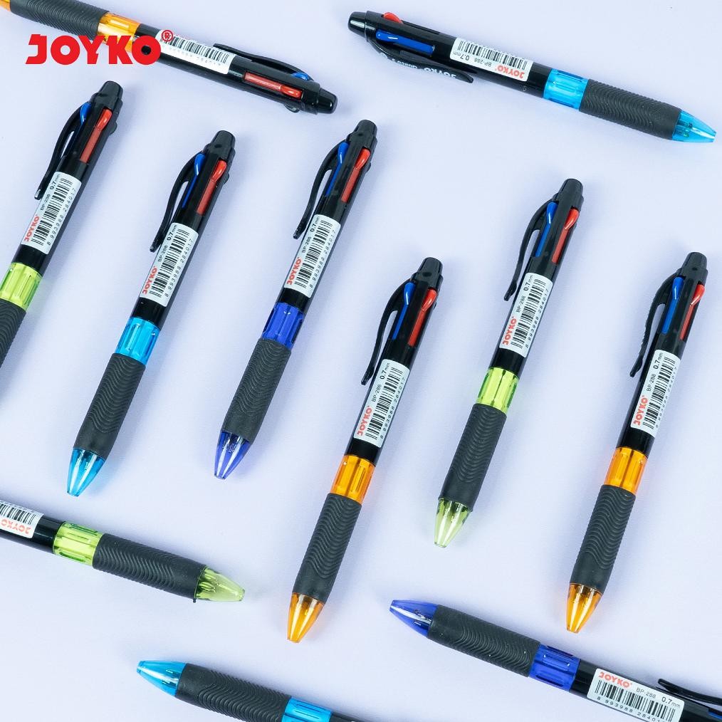 

Kuke Joyko Ball Pen 4 Colours Bolpen Pulpen 4 Warna Joyko Bp-288 [12Pcs] In-137