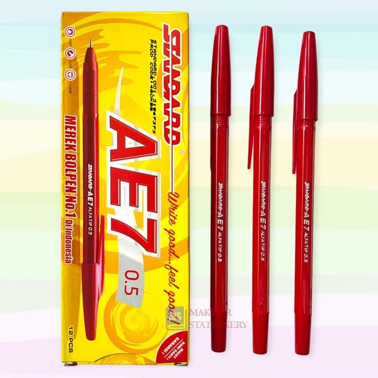 

Promo Pulpen / Ballpoint / Pen Standard Ae 7 (12 Pcs) Gf-5