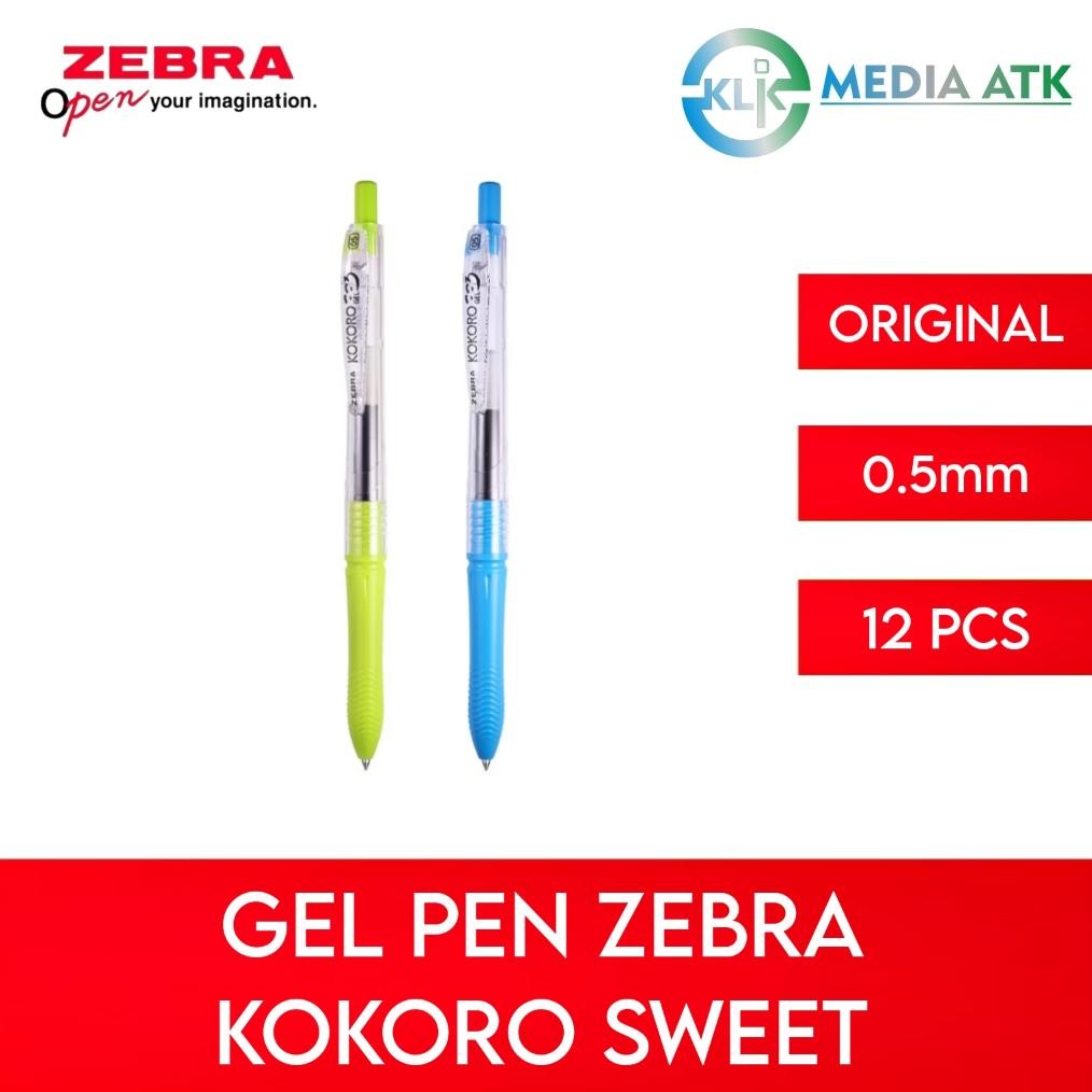 

Heatshrin Pen Zebra Kokoro Sweet Gel Black Ink - 12 Pcs Ng-92