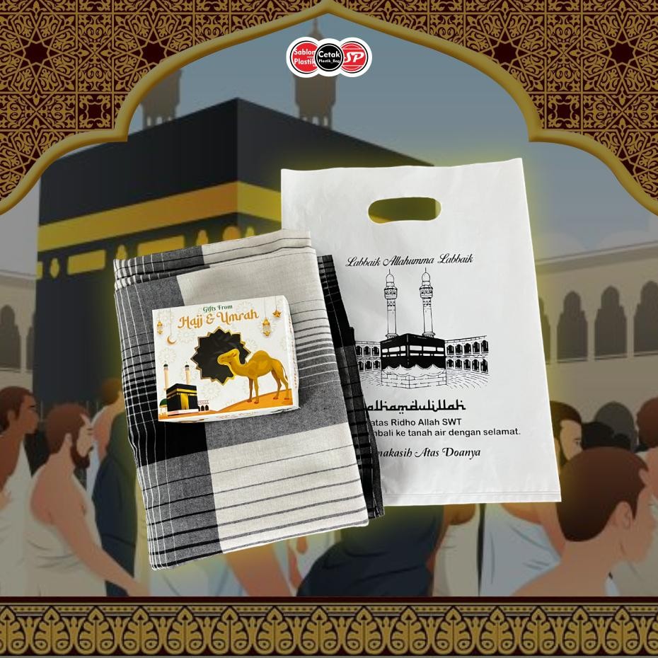 

Salt (Isi 50Pcs Size 25 X 35) Kantong Plastik Ibadah Haji, Umroh, Lebaran Haji | Kantong Plastik Souvenir Haji & Umroh, Kemasan Parcel Haji U-45