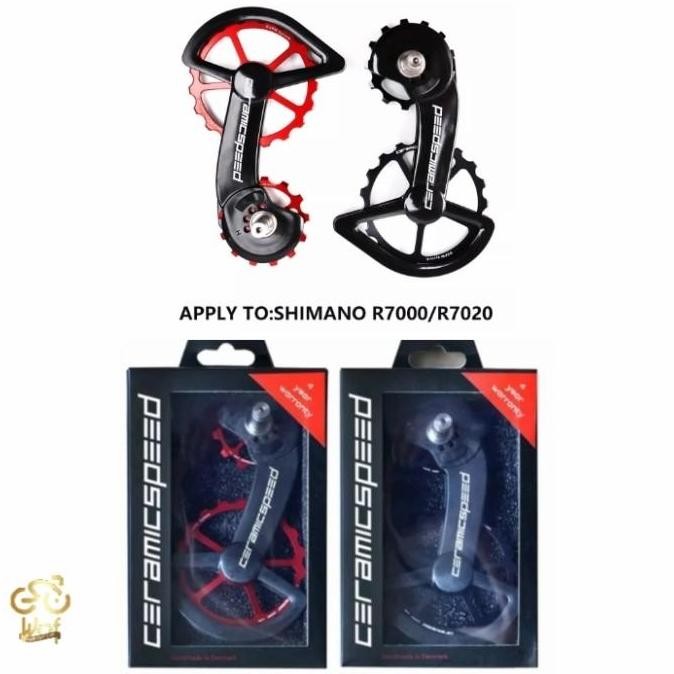Promo OSPW Ceramic Speed Pulley RD Shimano 105 R7000 R7020 Ceramicspeed HQ COD