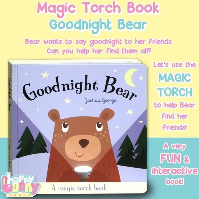 Good Night Bear Board Book (A Magic Torch Book)