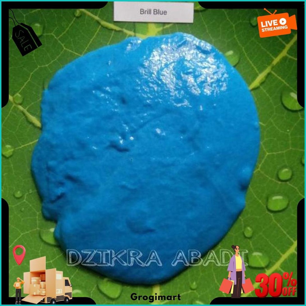 

Pewarna Makanan Bubuk Brill Blue Biru 100.Gr Original Produk