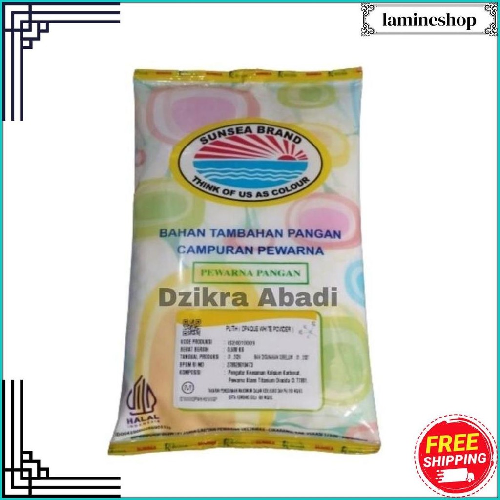 

Pewarna Makanan Bubuk Opaque White Putih ( Roha ) 500 Gr Gratis Ongkir
