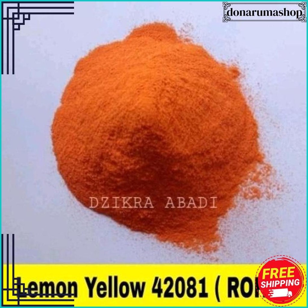 

Pewarna Makanan Bubuk Lemon Yellow 42081 Roha 500 Gr Gratis Ongkir