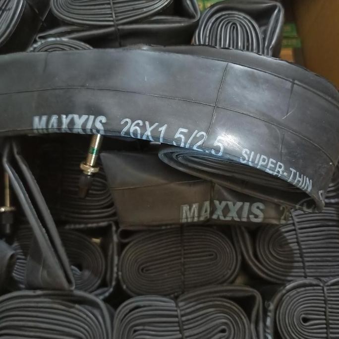 Promo Ban Dalam 26 x 1.50 - 2.20 Maxxis Super Thin FV Pentil Kecil COD