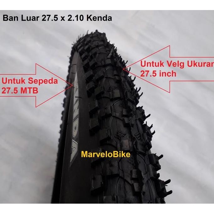 Promo Ban Luar Sepeda 27.5 x 2.10 Kenda Ban Luar Sepeda Kenda 27.5 x 2.10 COD