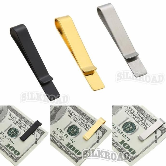 Dompet Pria Minimalis Dompet Money Clip,Penjepit Uang,Dompet Kulit,Dasi Slim