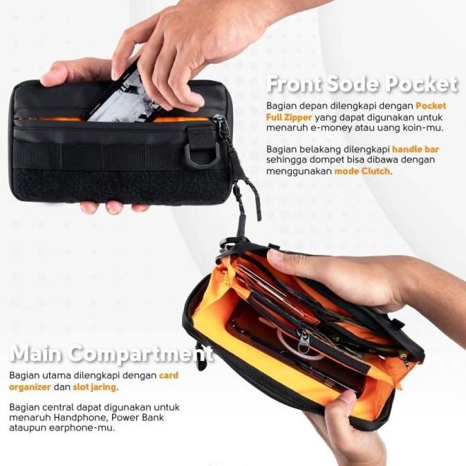 Tas Selempang Mini Dompet Hp Pria Anti Air Terbaru