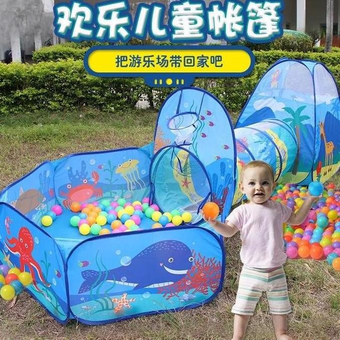 GU Tenda Terowongan Anak 4 in 1 / Tenda Anak / Terowongan Anak