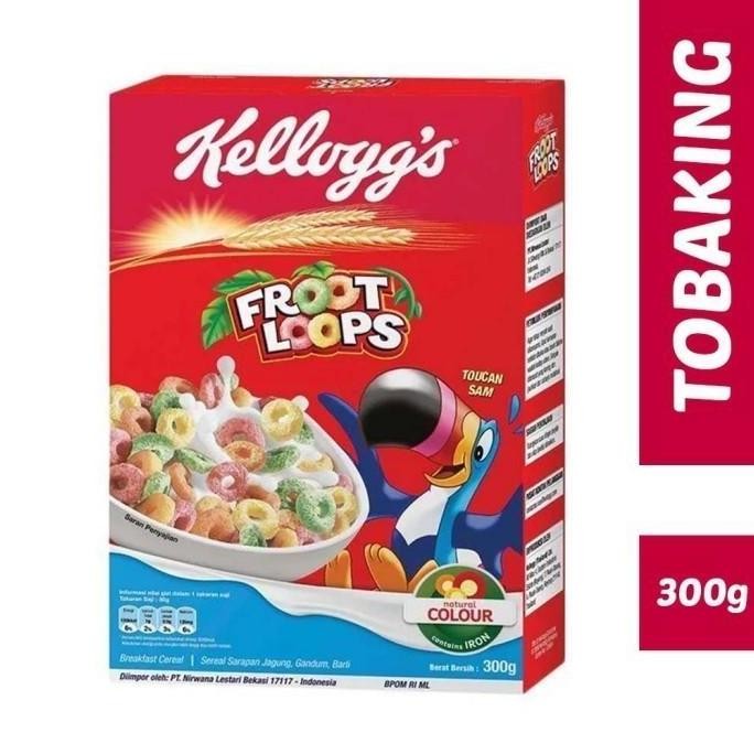 

KELLOGGS FROOT LOOPS Cereal 300 gr Kellogg's Sereal Ring Buah