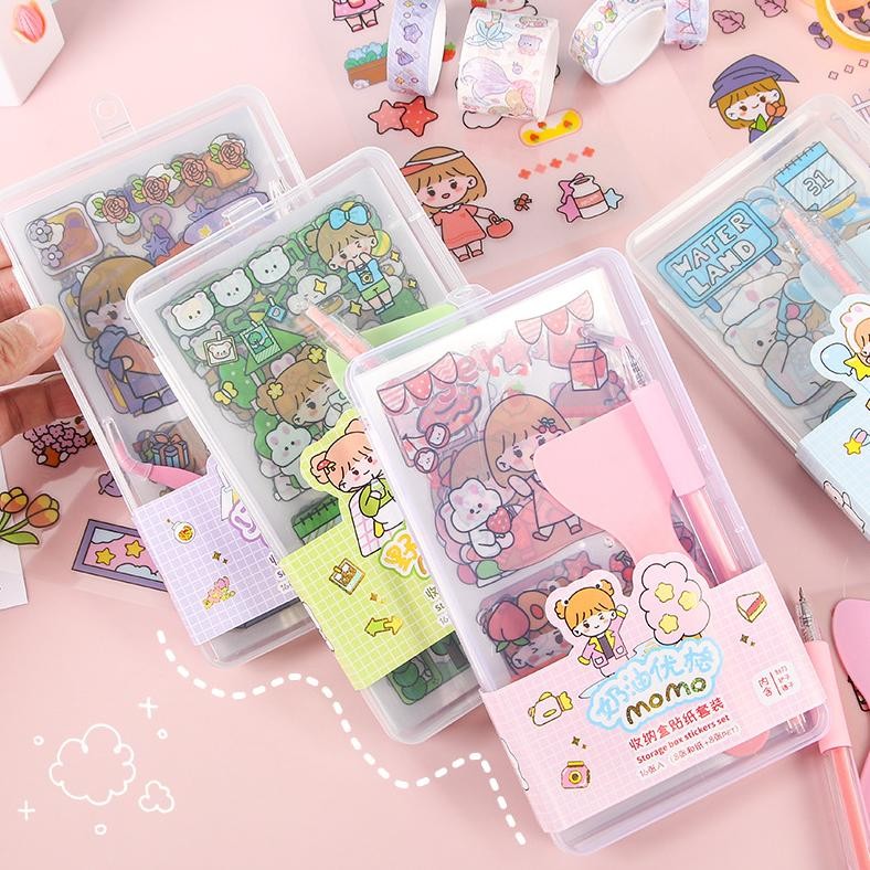 

Cod [Ready] Aimilo Stiker 200 Lembar 1 Box Sticker Momo Stiker 100 Lembar 4Warna Stiker Lucu Anak Perempuan Untuk Notebook Dan Buku Tulis Sekolah Gha-68