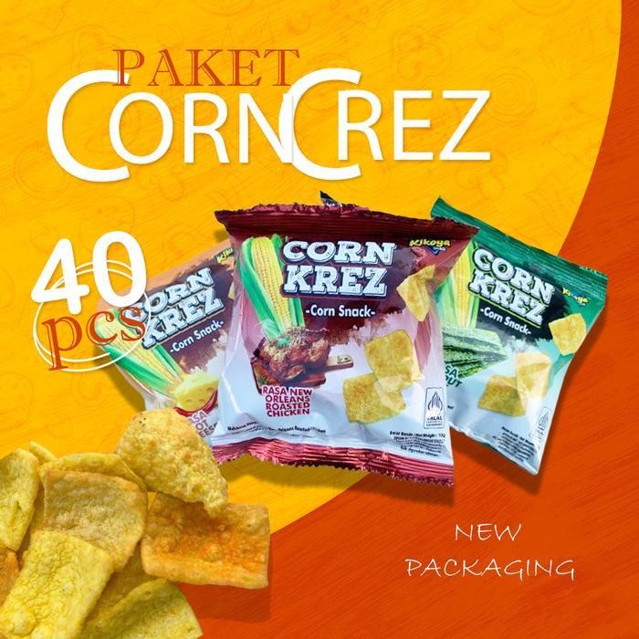 

Corn Krez Mini (Kecil) Isi 40Pcs Berat 10G Per Pcs Aneka Rasa Gurih Nikmat Cemilan Keluarga Cemilan Santai Terbaru