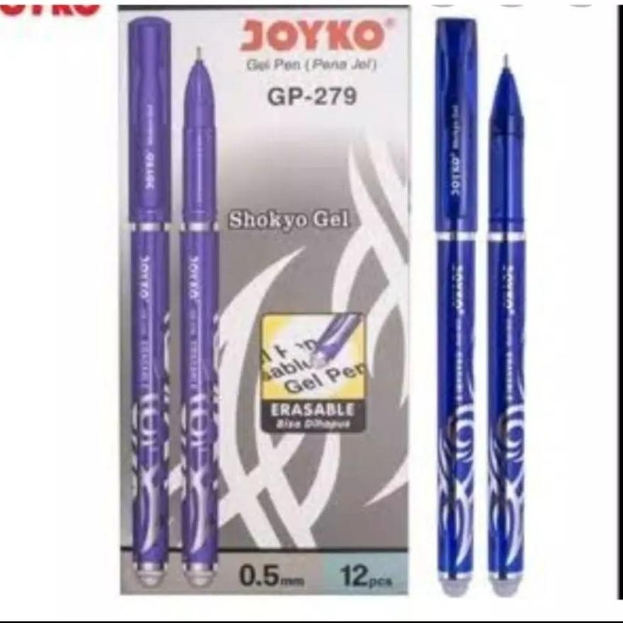 

Termurah 1 Lusin Pulpen Gp 279 Joyko Bisa Dihapus Tinta Biru / Hitam 1 Box Isi 12 Pcs Ez23