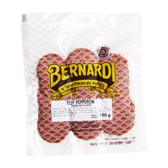 

TERMURAH [READY STOCK] BERNARDI BEEF PEPPERONI 150 G Siap kirim