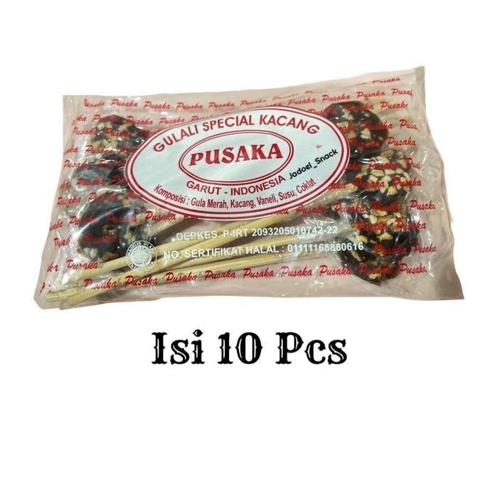

Gulali Kacang Pusaka Isi 10 Pcs Rasa Manis Tradisional Permen By Jadoel_Snack Candy Gula Food Camilan