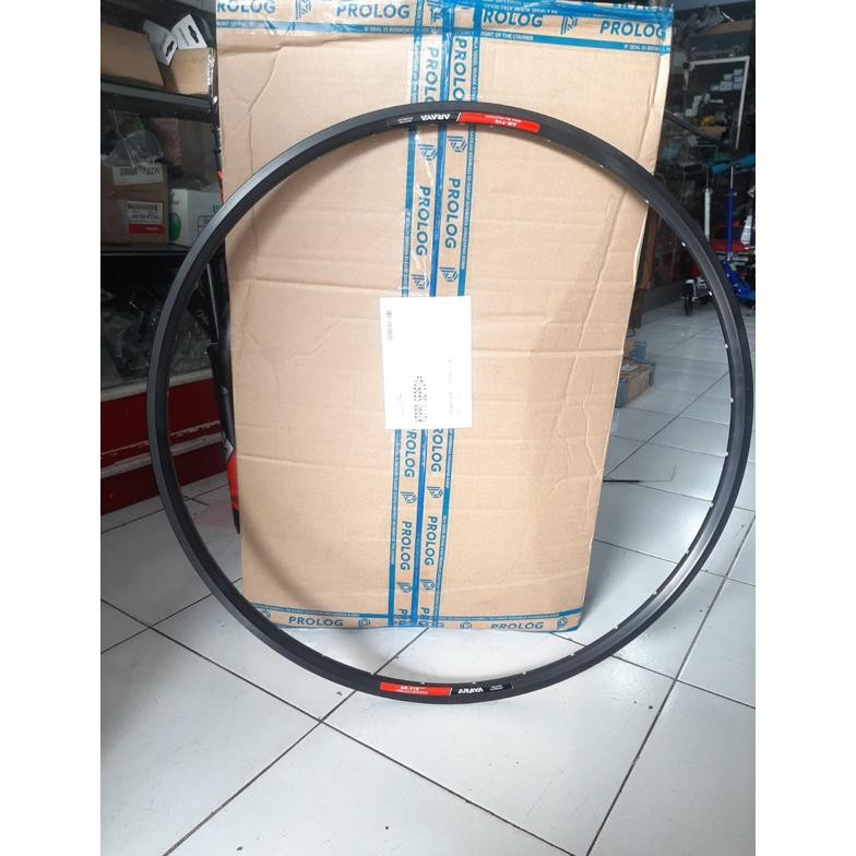 Original VELG / RIMS SEPEDA UKURAN 700C ARAYA SA-719 32 hole / 36 hole DOUBLE WALL BLACK CNC / FULL 